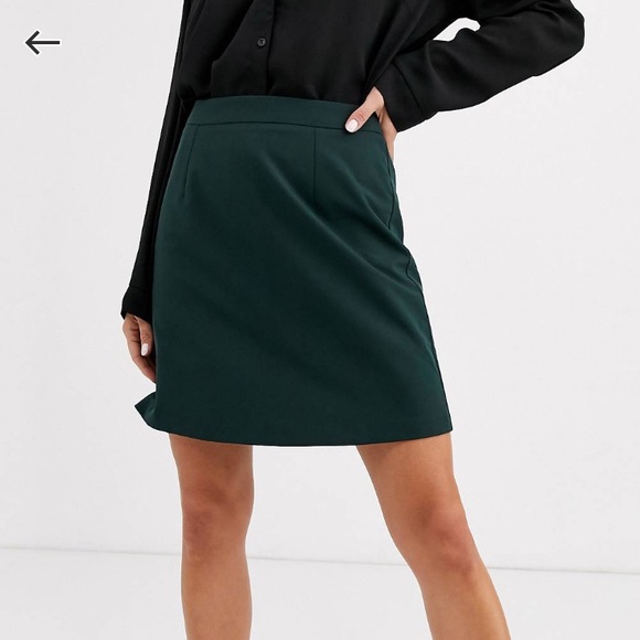 ASOS Tailored A-Line Mini Skirt - Picture 2 of 10